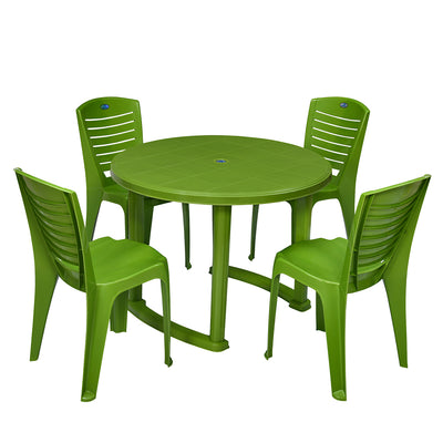 Nilkamal dining table 2024 4 seater plastic