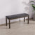 Nilkamal Adrian 6 Seater Dining Bench (Dark Walnut)