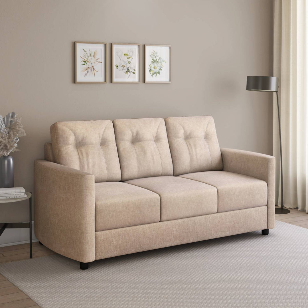 Buy Springfield 3 Seater Fabric Sofa (Light Olive Green)Online- At Home by  Nilkamal