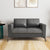 Nilkamal Berlin 2 Seater Sofa (Grey)