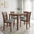 Nilkamal Bella 4 Seater Dining Set (Antique Cherry)