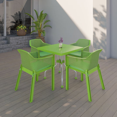 Nilkamal plastic dining table with 4 chairs best sale