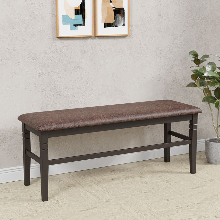 Nilkamal Fern Dining Bench (Erin Brown)