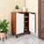 Nilkamal Flow Shoe Cabinet (Walnut/White)