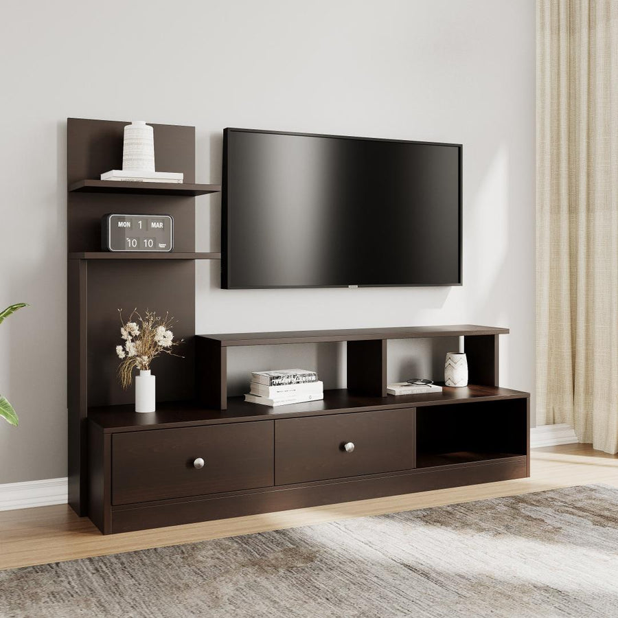 Nilkamal Aroy Low Height Wall Unit (Wenge)