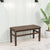 Nilkamal Gem 4 Seater Dining Bench (Cappuccino)