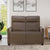 Nilkamal Carlton 2 Seater Sofa (Light Brown)