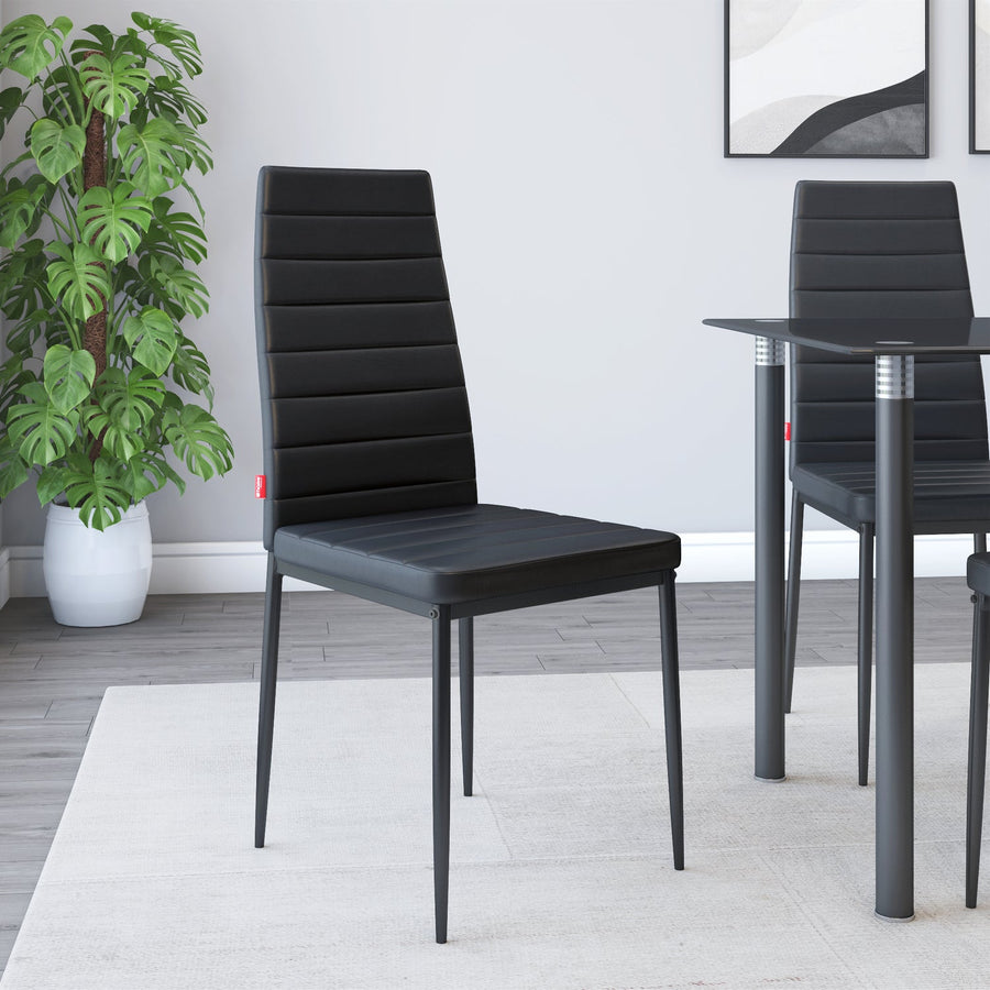 Nilkamal Isaac Dining Chair (Black)