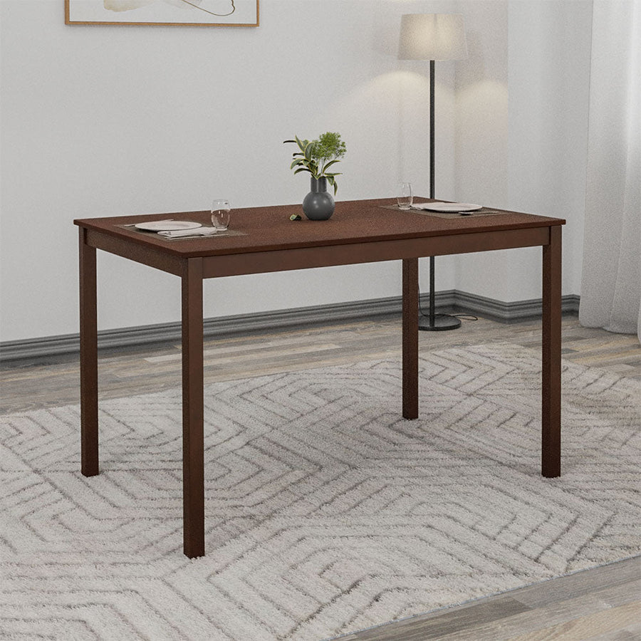 Nilkamal Jewel 4 Seater Dining Table (Cappuccino)