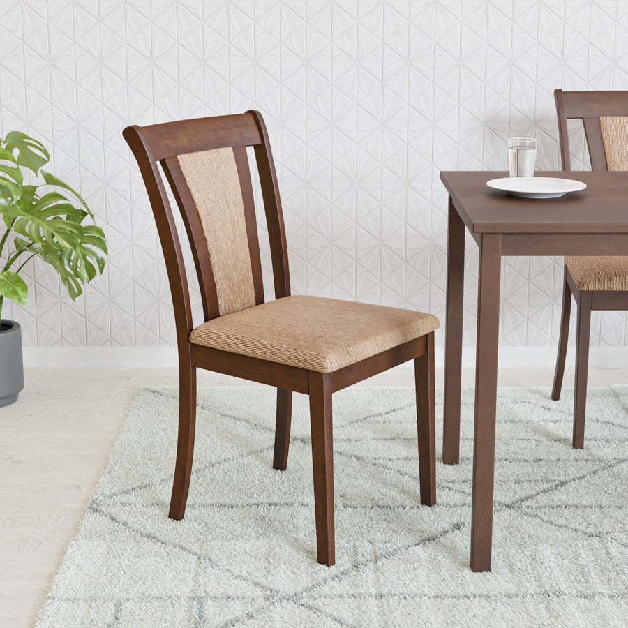 Nilkamal Jewel Dining Chair (Walnut)