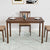 Nilkamal Jewel Four Seater Dining Table (Walnut)