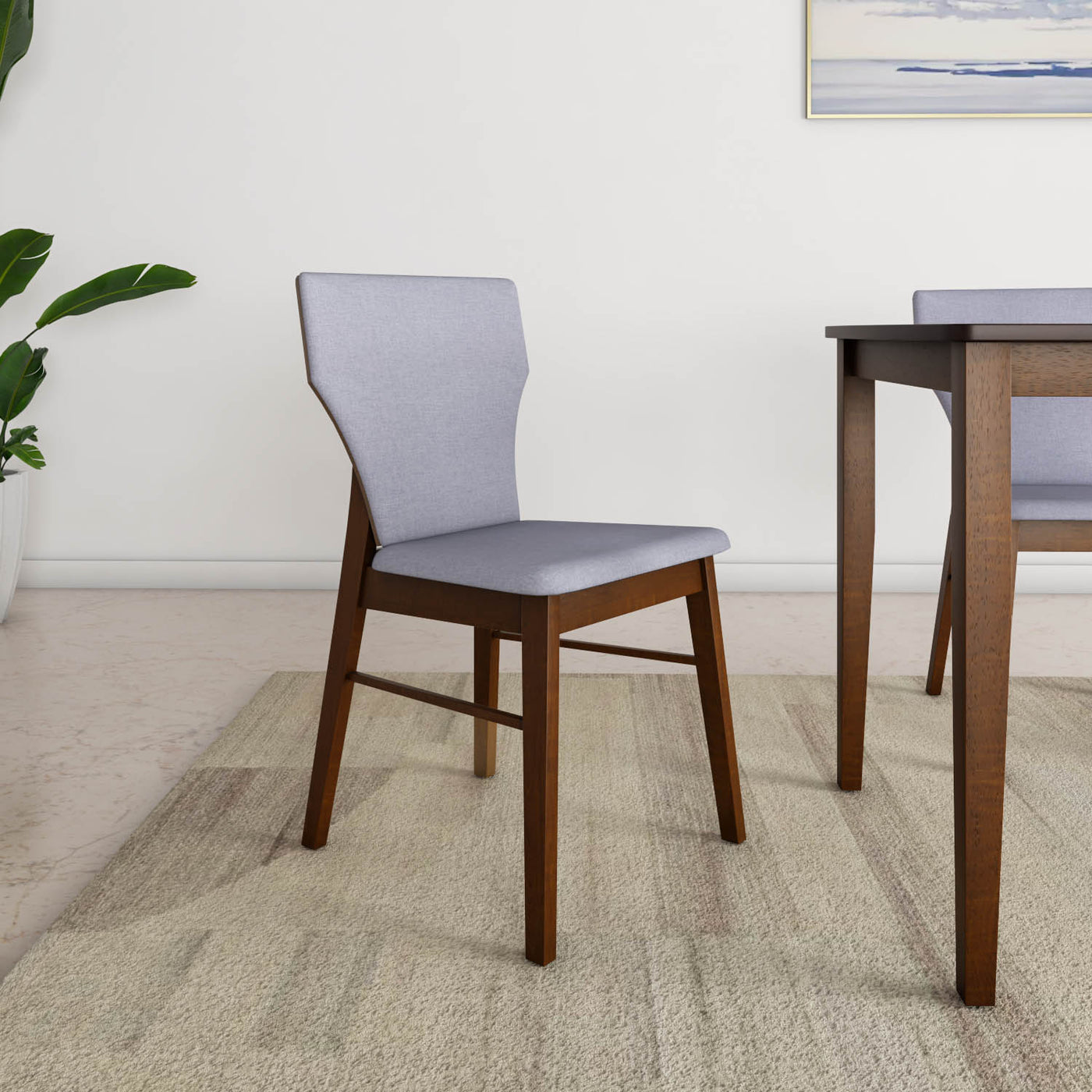 Nilkamal Kylo Dining Chair (Rio Brown)