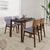 Nilkamal Kylo 4 Seater Dining Set (Rio Brown)