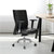 Nilkamal Command Mid Back Leatherette Office Chair (Black)