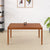 Nilkamal Leaf 6 Seater Dining Table (Walnut)