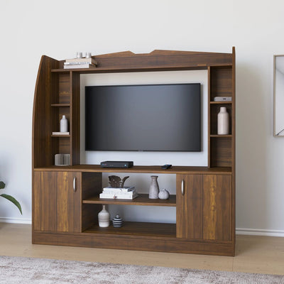 Nilkamal Beaumont Wall Unit Classic Walnut Nilkamal Furniture