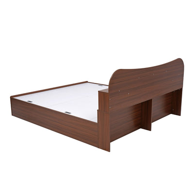 Buy Nilkamal Daffodil King Bed with Box Storage Walnut Online