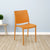 Nilkamal Novella 08 Plastic Armless Chair (Orange)