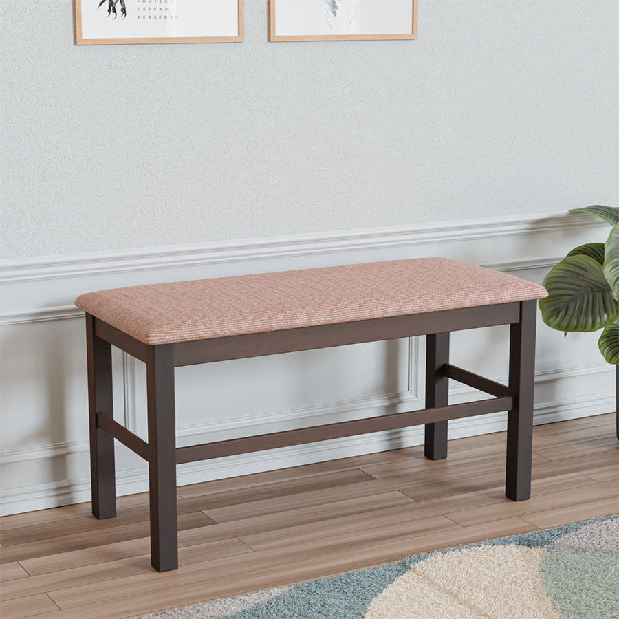 Nilkamal Peak 4 Seater Dining Bench (Cappuccino)