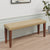 Nilkamal Prince 6 Seater Dining Bench (Milan Walnut)