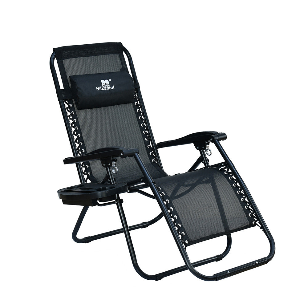 Nilkamal Wayne Foldable Easy Chair Black Nilkamal Furniture