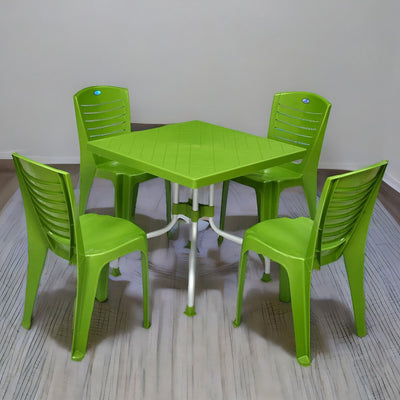 Nilkamal Orchid 1 4 Chair Dining Set