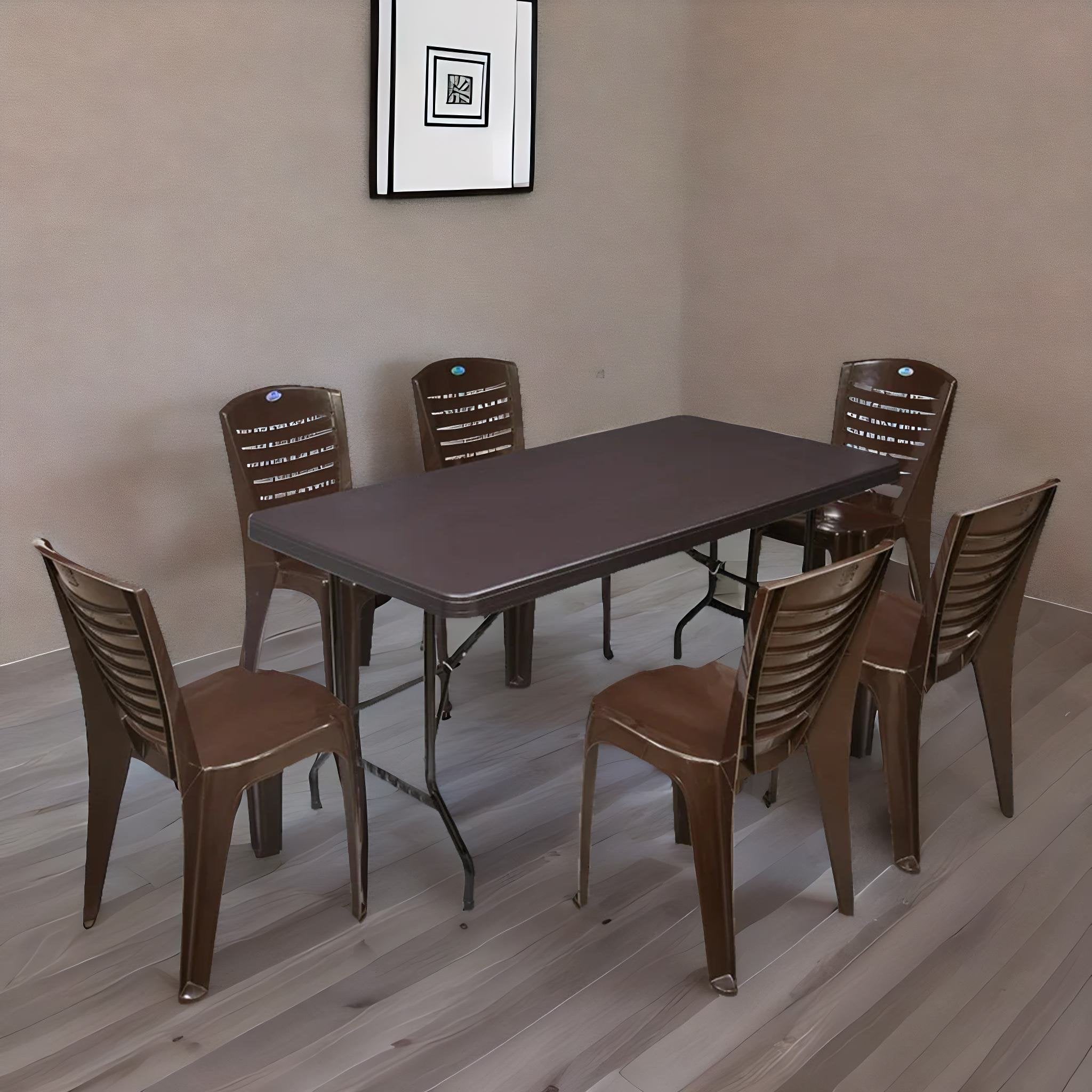 Nilkamal dining table chairs best sale