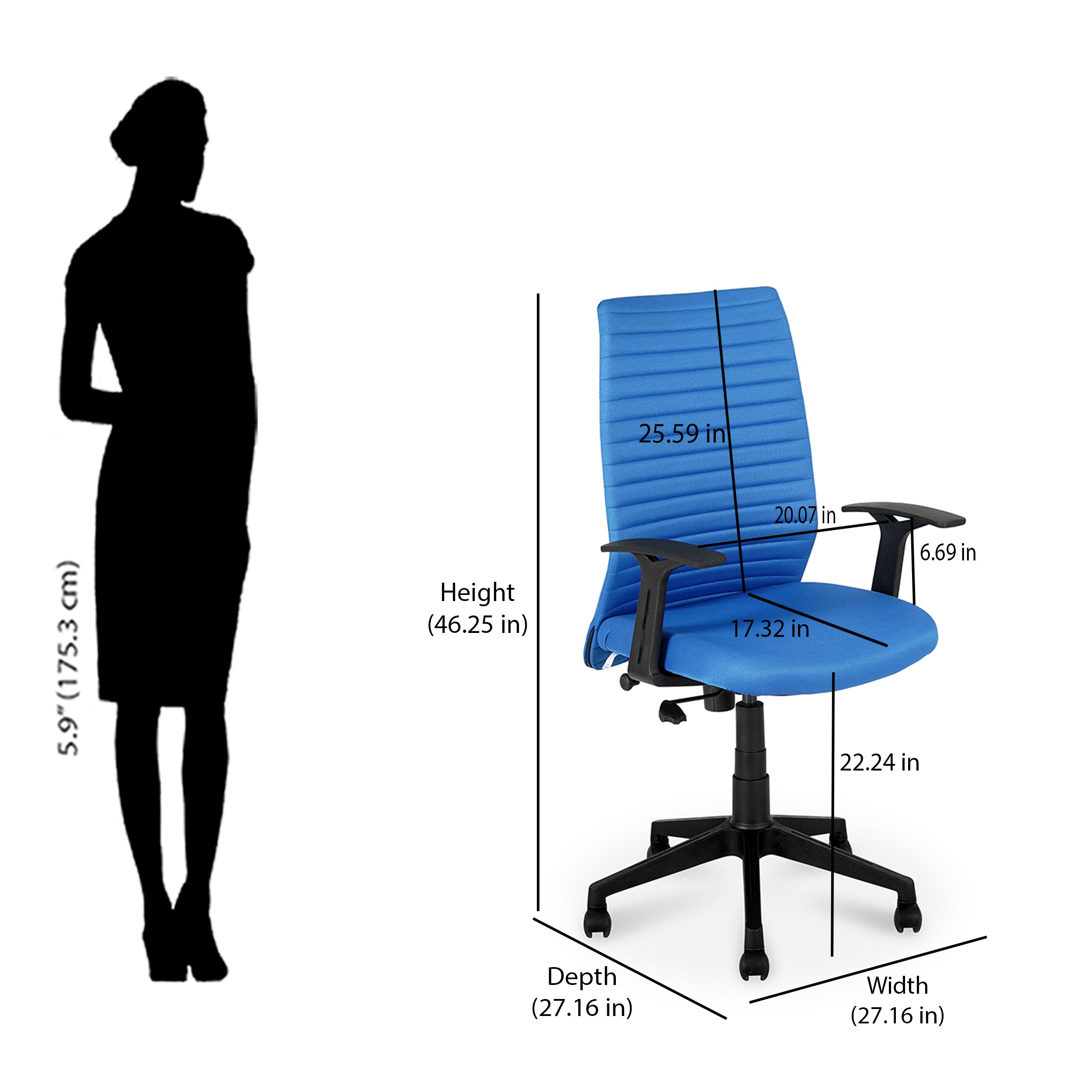 Nilkamal thames high back chair new arrivals