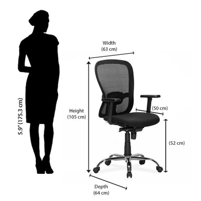 Nilkamal alba high back cts 2024 chair