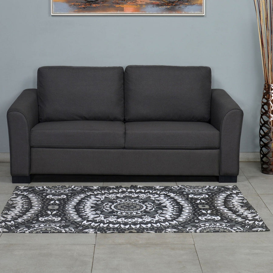 Nilkamal Array 3 Seater Mike Arm Sofa (Dark Grey)