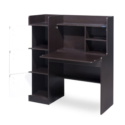 Nilkamal Leo Computer Table (Black / Beach) - Nilkamal Furniture