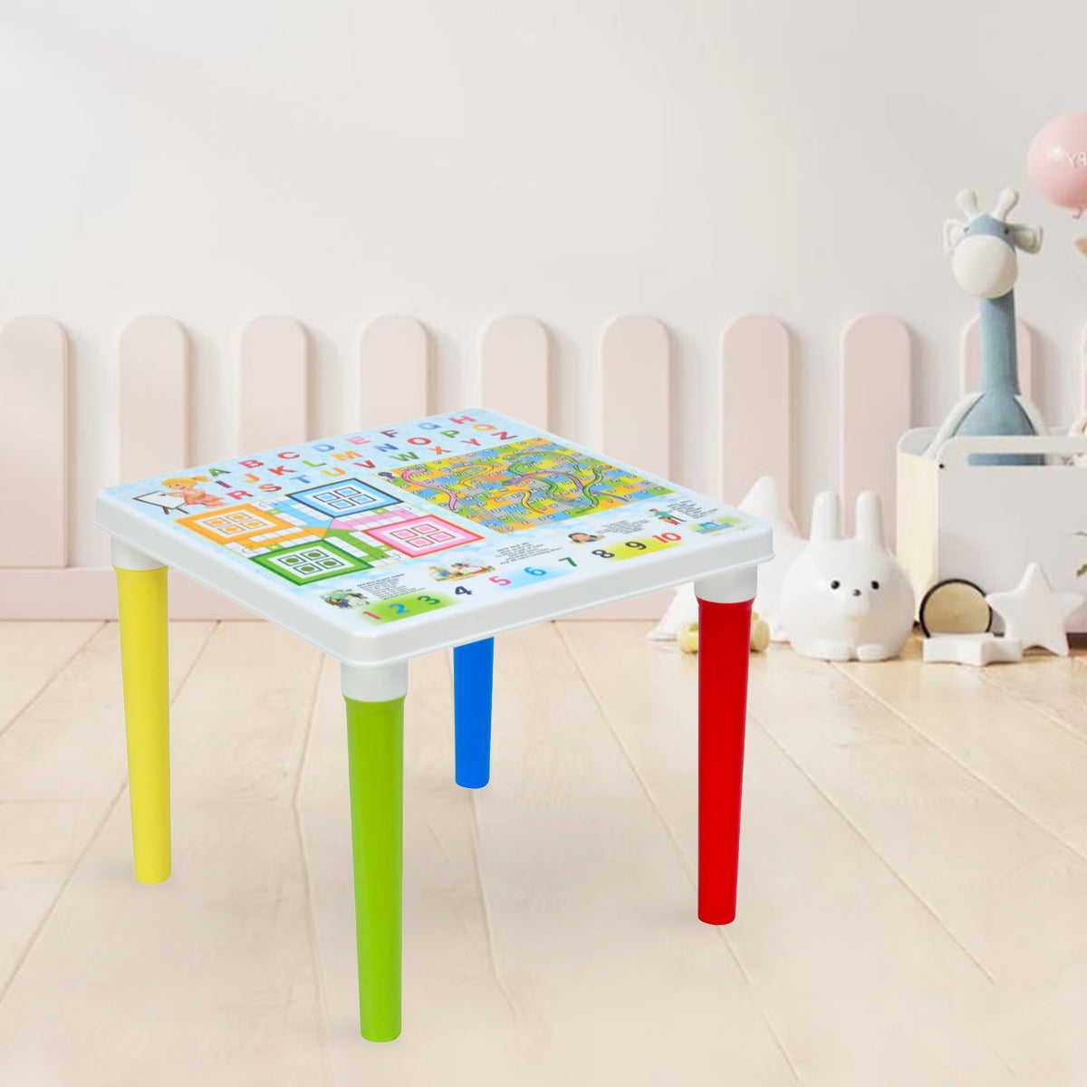 Nilkamal Genius Ludo Table Milky White