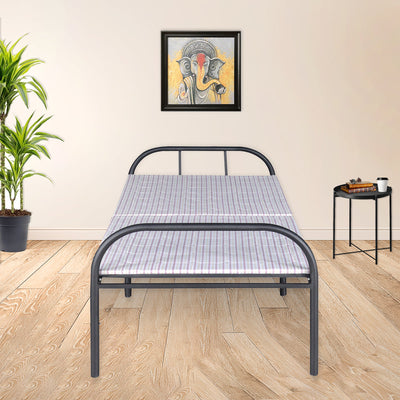 Nilkamal metal bed with shop storage