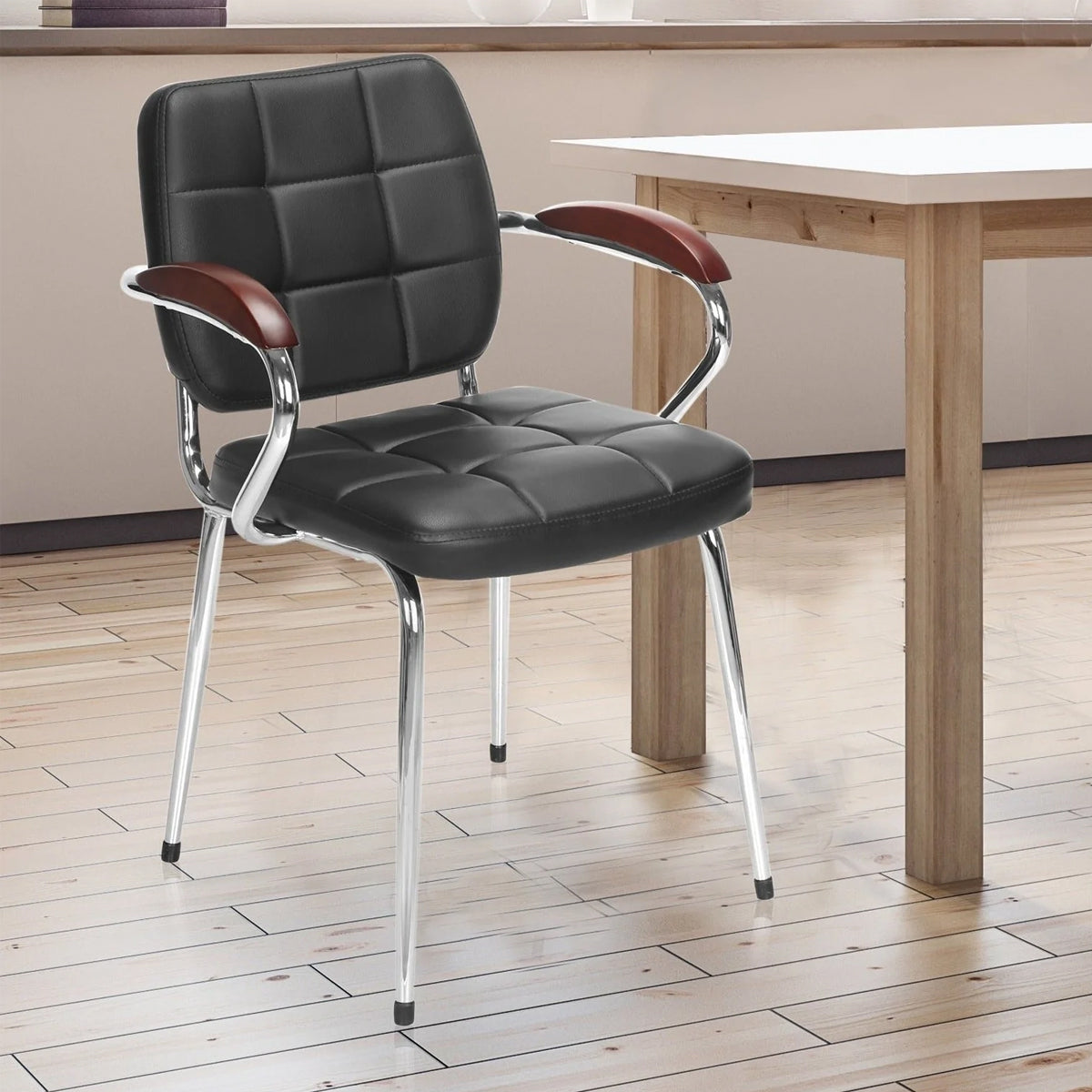 Nilkamal Chopper Visitor Chair (Black)