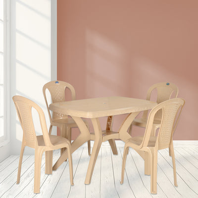 Nilkamal 4 seater dining table deals price