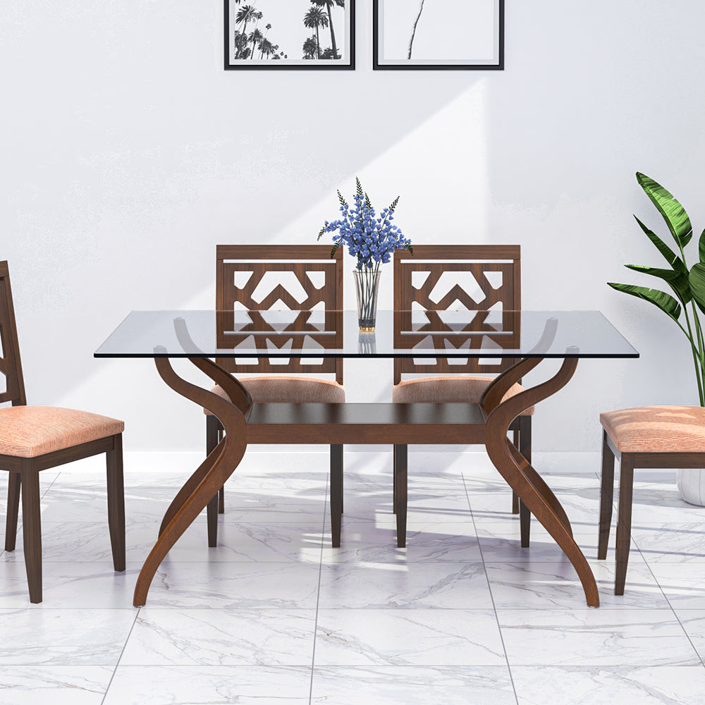 Nilkamal dining table on sale 6 seater plastic