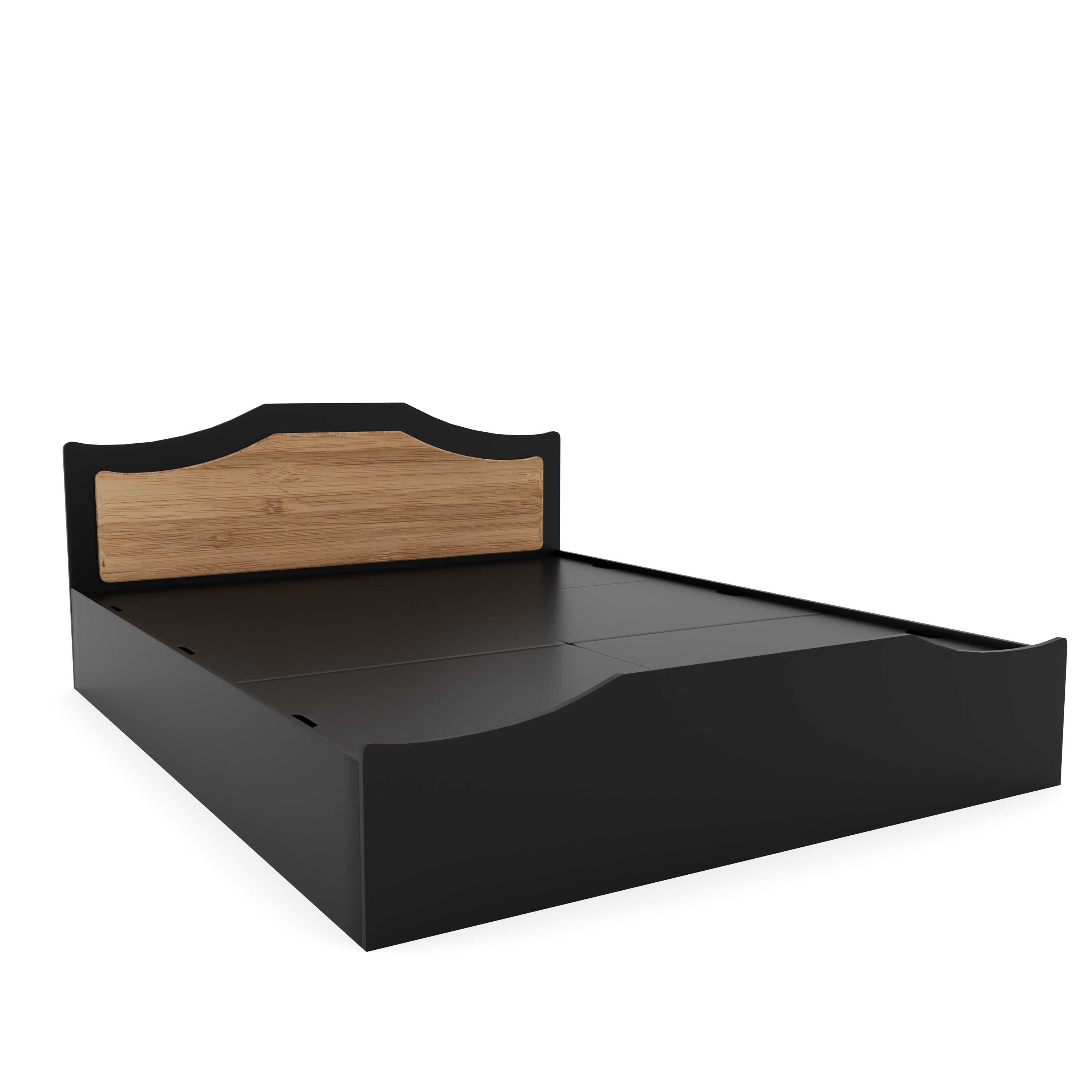 Nilkamal Willy Queen Bed With Storage Wenge Sonama Oak