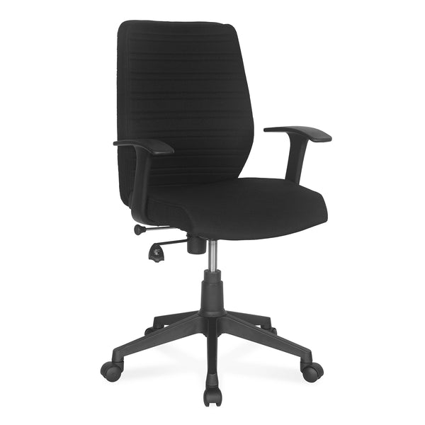 Nilkamal Nile Low Back Revolving Chair Black Black Nilkamal