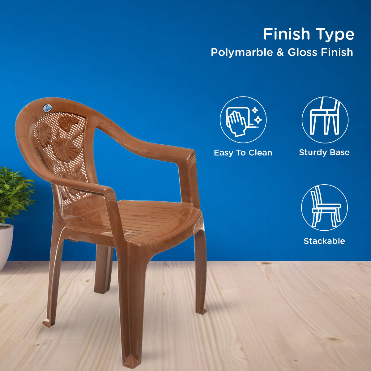 Nilkamal deals pvc chair