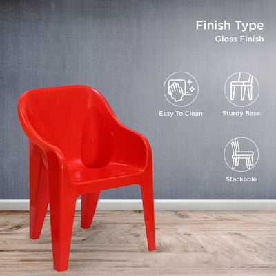 Buy Nilkamal Eeezy Go Plastic Baby Arm Chair Gem Red Online