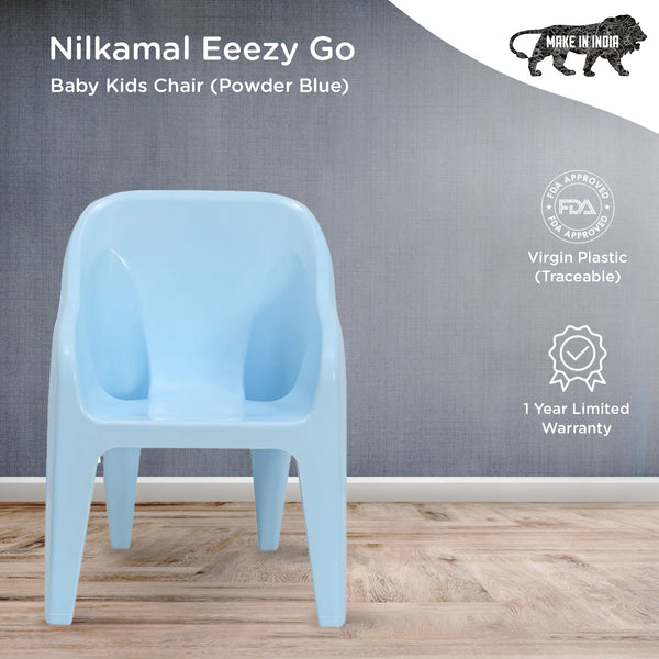 Nilkamal Eeezy Go Plastic Baby Arm Chair Powder Blue Nilkamal