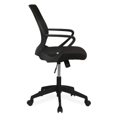 Nilkamal Scoop Mid Back Office Chair Black Nilkamal Furniture