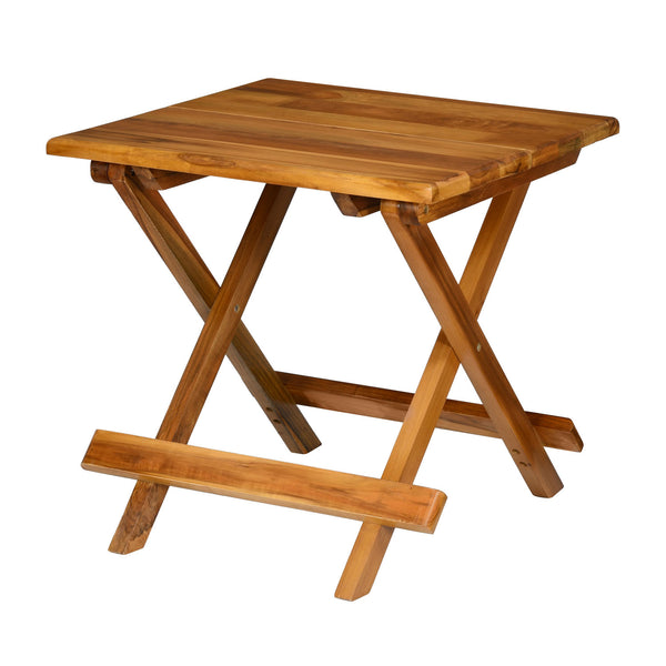 Nilkamal Pablo Teak Wood Folding Table (Natural Walnut) - Nilkamal ...