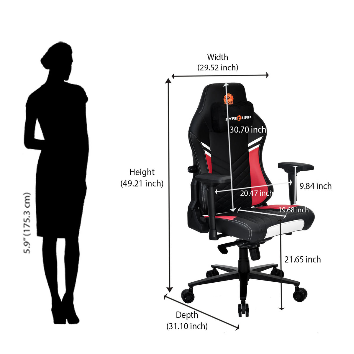 Buy Nilkamal Vaden Gaming Chair Black Red Dual tone - Nilkamal Furniture