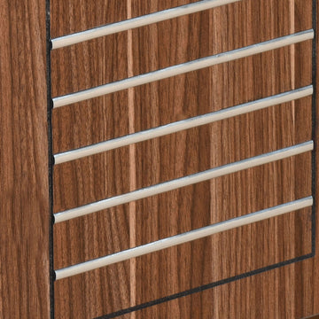 Nilkamal Metro 3 Door Engineered Wood Shoe Cabinet (Walnut
