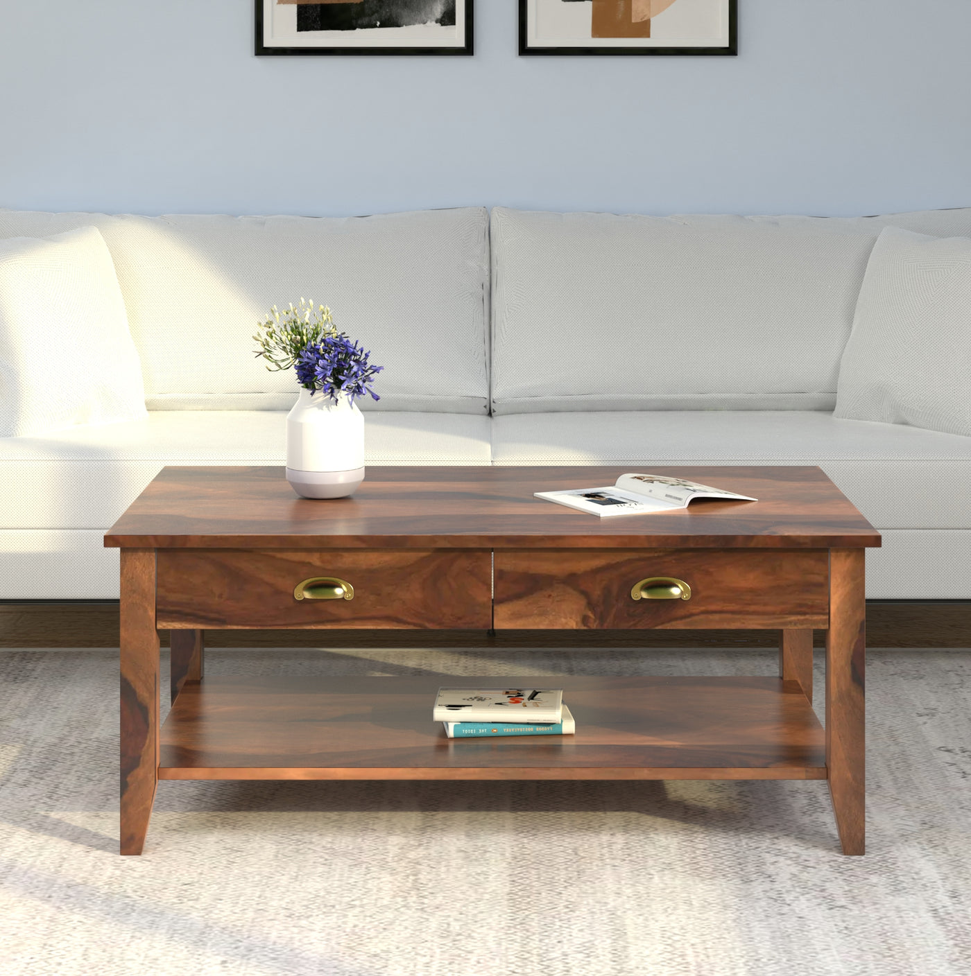 Nilkamal Zanus Coffee Table (Walnut)